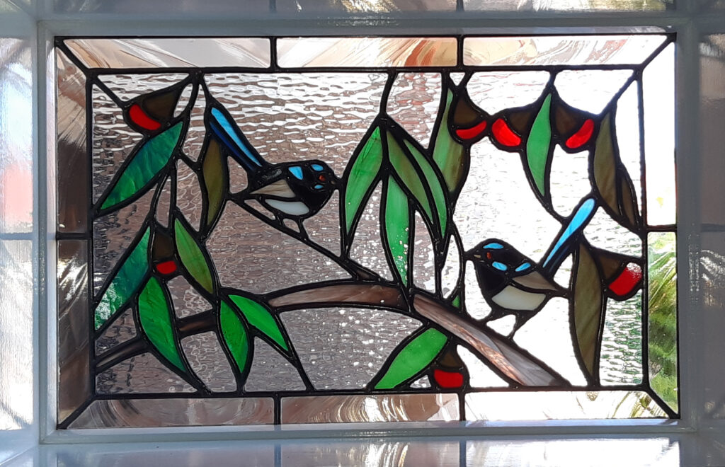 Art glass lead came window